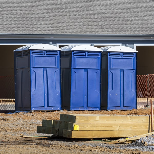 can i customize the exterior of the porta potties with my event logo or branding in Red Oak